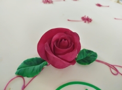 Hochzeitstorte rechteckig Rose
